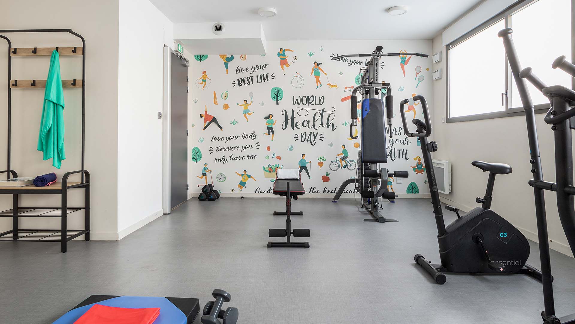 Salle de sport résidence Carré Malo Rennes